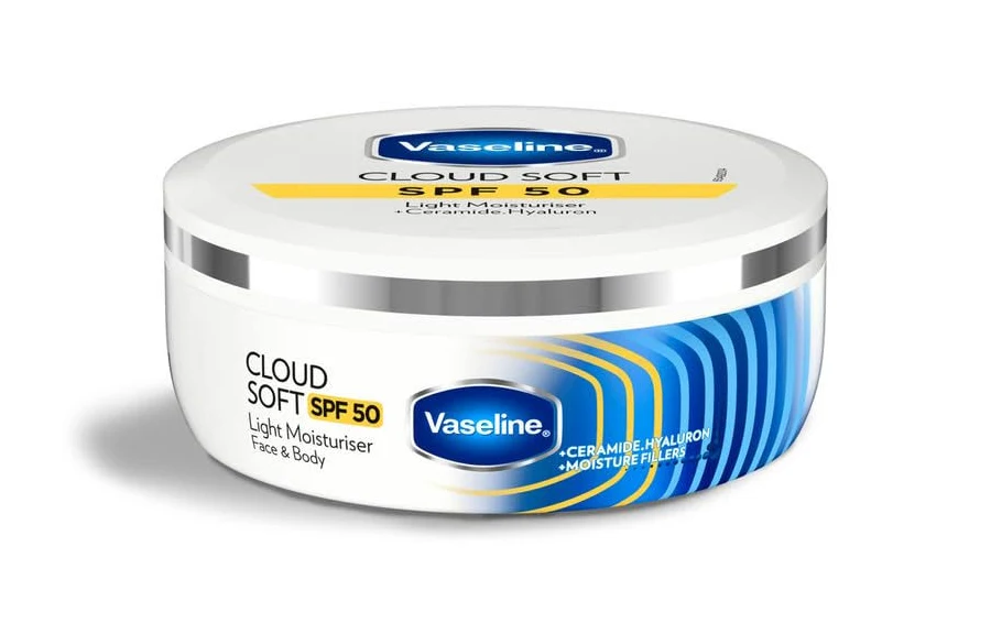Vaseline Cloud Soft SPF 50 Light Moisturiser - Image 2